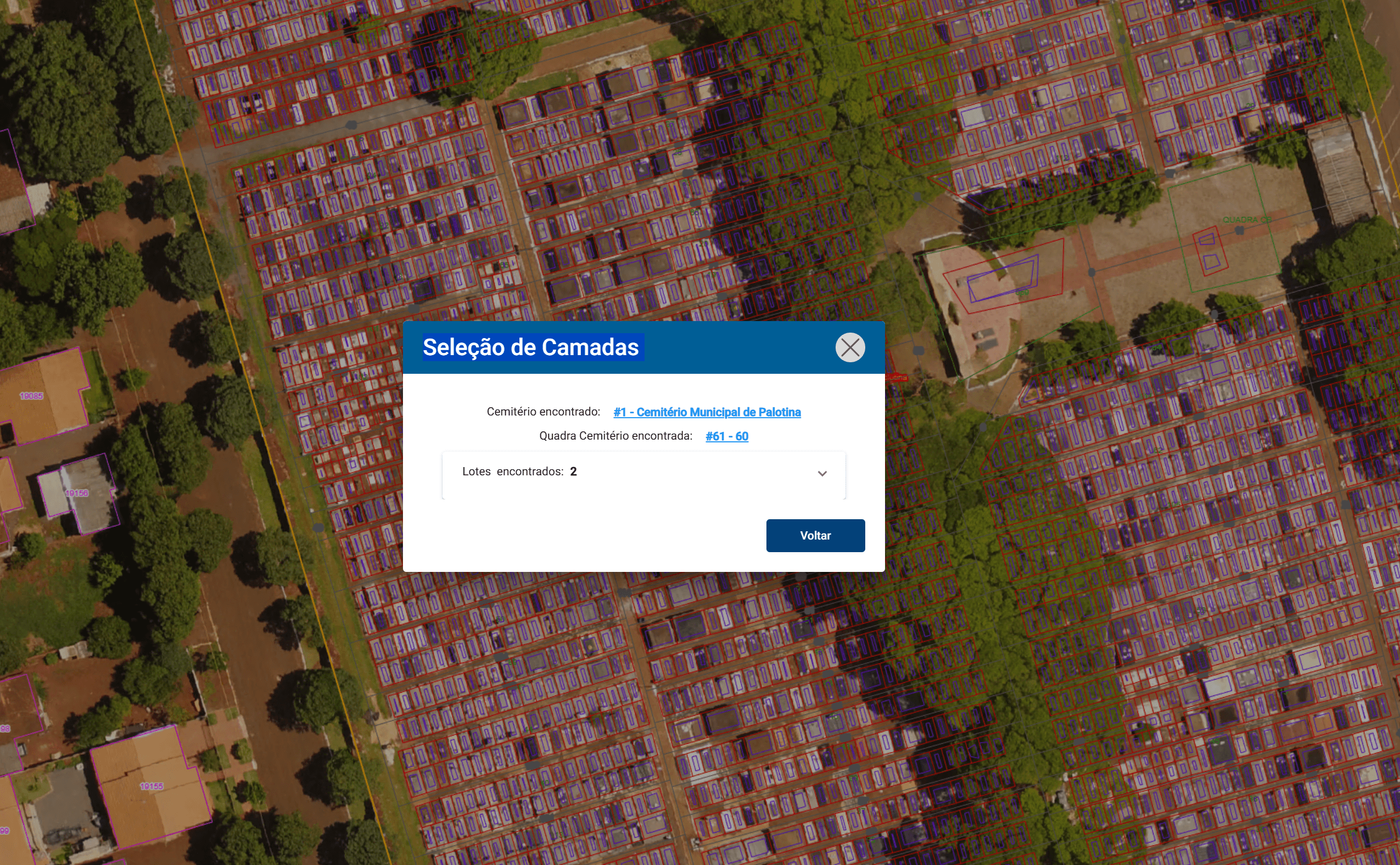 Administração digital de espaços funerários