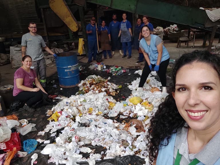 DRZ realiza gravimetria para o PMGIRS de Marmeleiro-PR